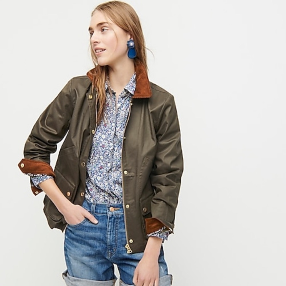 NWT J Crew x Liberty Fabric Barn Jacket